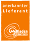 Logo Weltladen-Dachverband anerkannter Lieferant